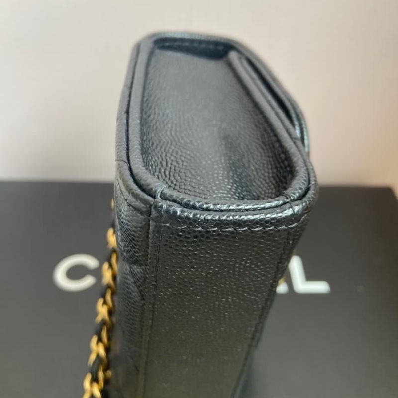 九成新22K荔枝黑金小廢包-7