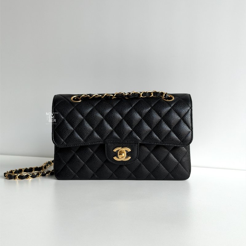 99新🆕Chanel CF 23 黑色金釦-0