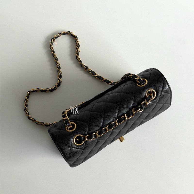 99新🆕Chanel CF 23 黑色金釦-2