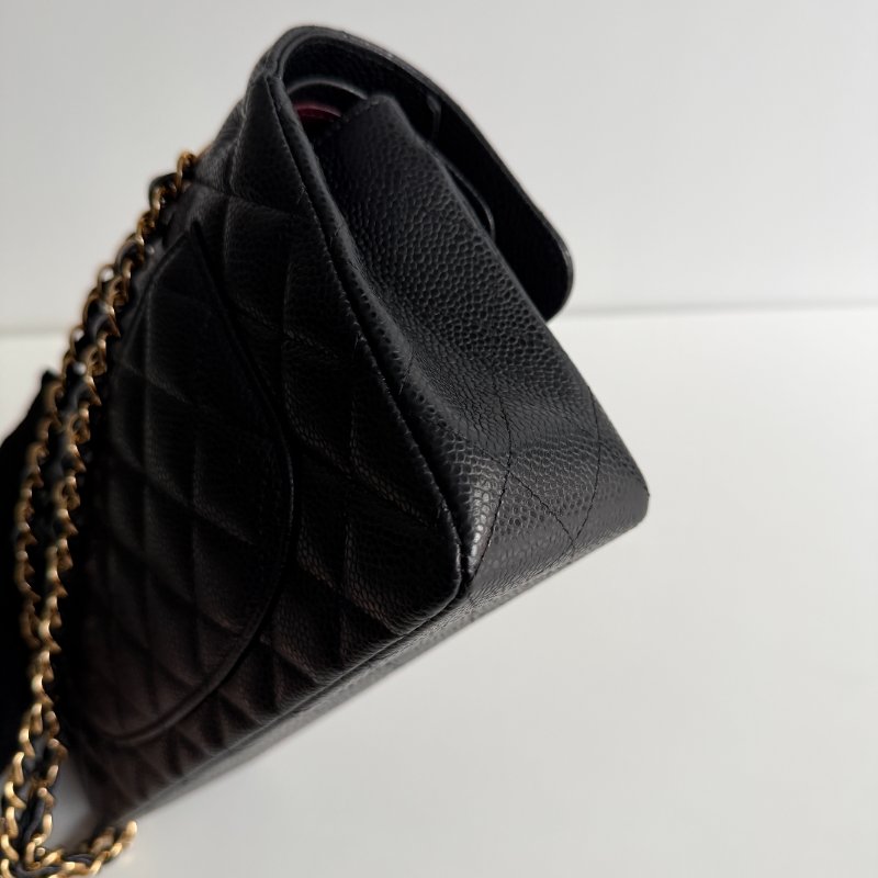 99新🆕Chanel CF 23 黑色金釦-8