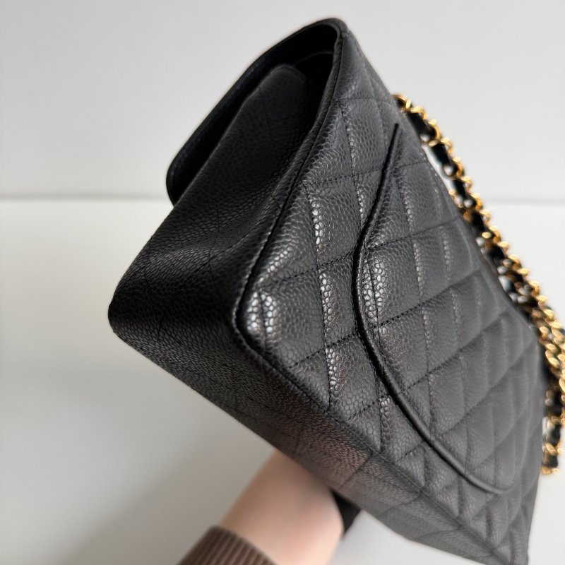 99新🆕Chanel CF 23 黑色金釦-10