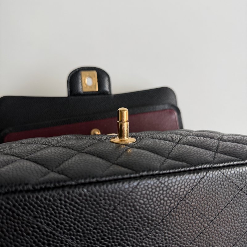 99新🆕Chanel CF 23 黑色金釦-15