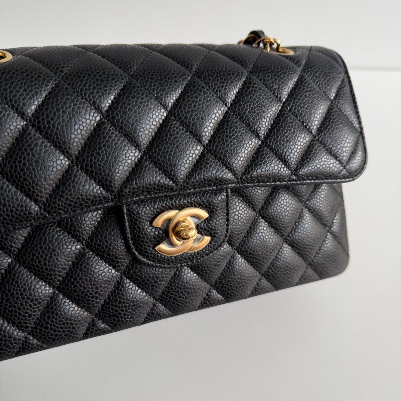 99新🆕Chanel CF 23 黑色金釦-16