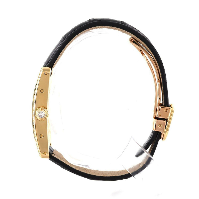 卡地亞 Tank Américaine SM 黃金十字 D WB707231 石英錶-2