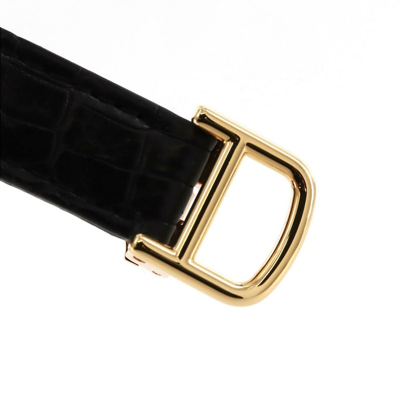 卡地亞 Tank Américaine SM 黃金十字 D WB707231 石英錶-8