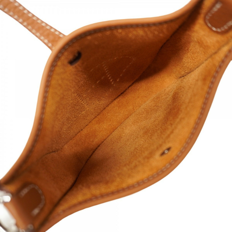 愛馬仕 Hermès Evelyn TPM Taurillon Clemence 女士單肩包,金色,K 字印記-3