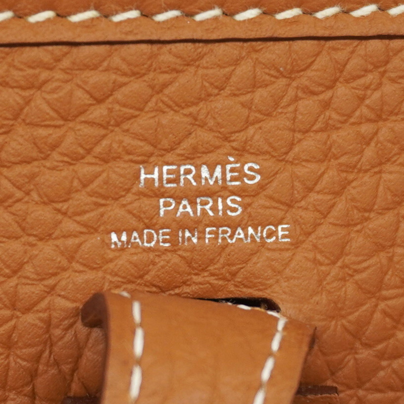 愛馬仕 Hermès Evelyn TPM Taurillon Clemence 女士單肩包,金色,K 字印記-4