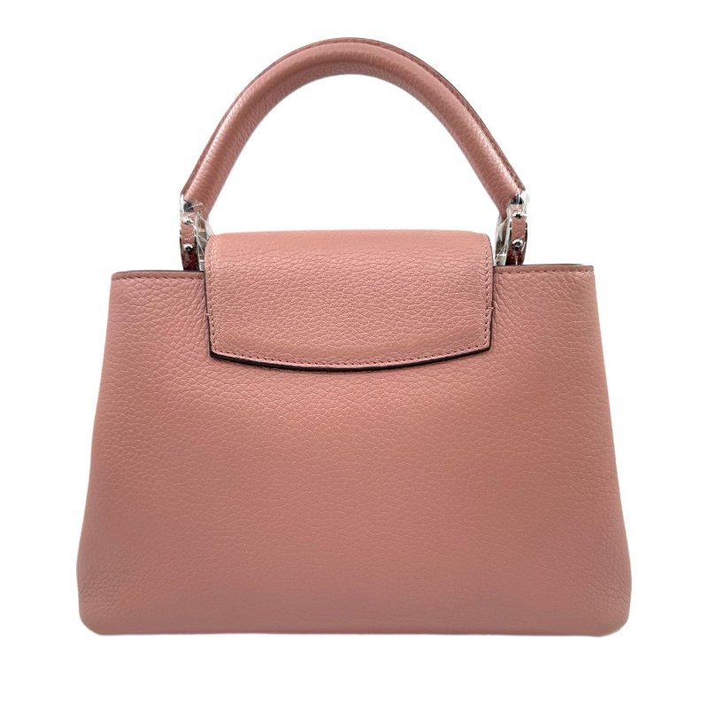 【2107】 路易威登 LV Capucines 粉色 牛皮手提/斜挎包 小號-1