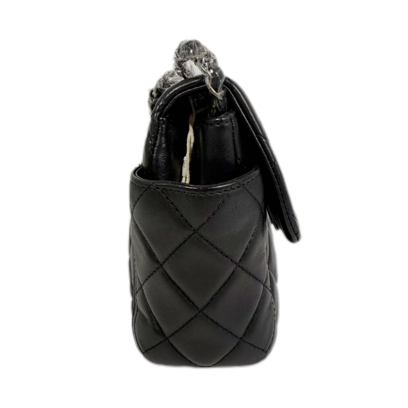 [2488] 香奈兒 Chanel CF 黑色(羊皮) 斜挎包 中號-2