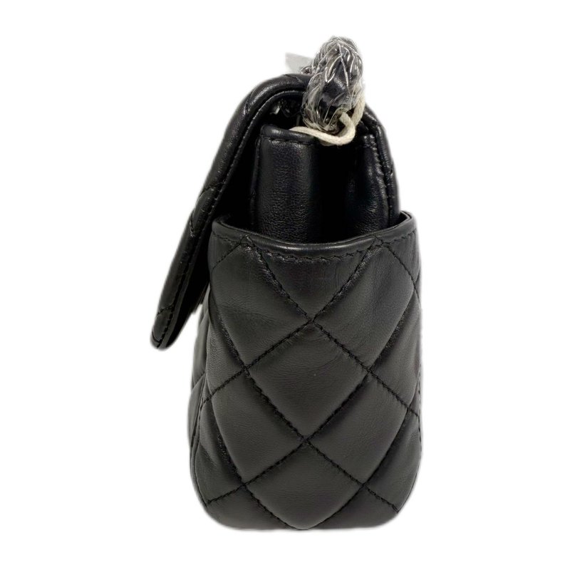 [2488] 香奈兒 Chanel CF 黑色(羊皮) 斜挎包 中號-3