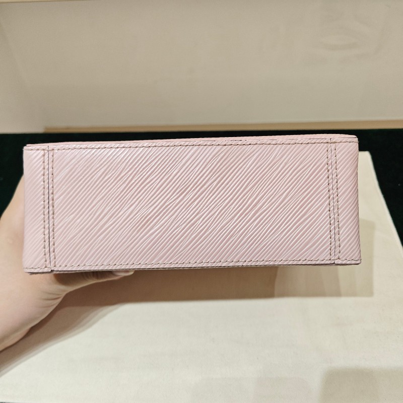 Louis Vuitton 粉色鎖頭包 epi水波紋-4