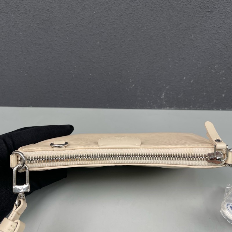 LV路易威登 Easy 全皮水波纹 肩背包斜背包-5