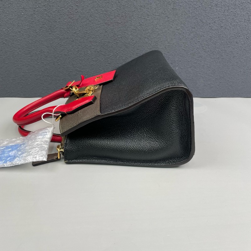 LV路易威登 全皮拼色City steamer 手提包肩背包-2