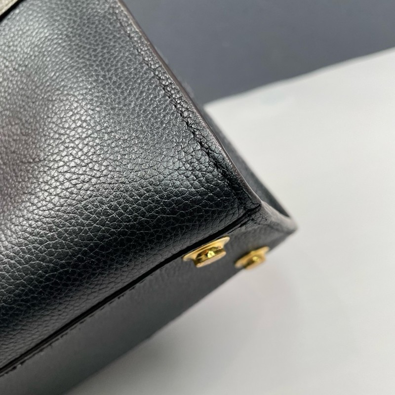 LV路易威登 全皮拼色City steamer 手提包肩背包-22