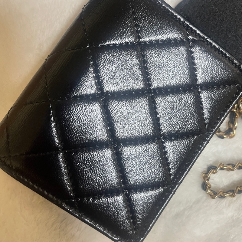 Chanel 香奈兒 31卡包 油臘牛皮 卡包 99.99%新-4