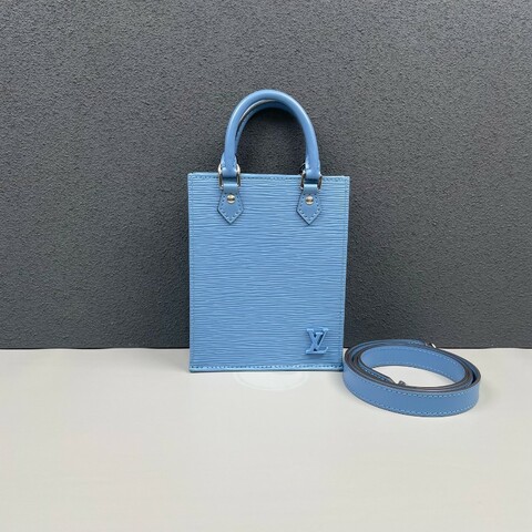 LV路易威登 藍色epi水波纹mini琴譜包