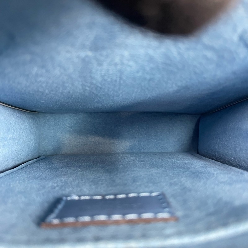 LV路易威登 藍色epi水波纹mini琴譜包-6