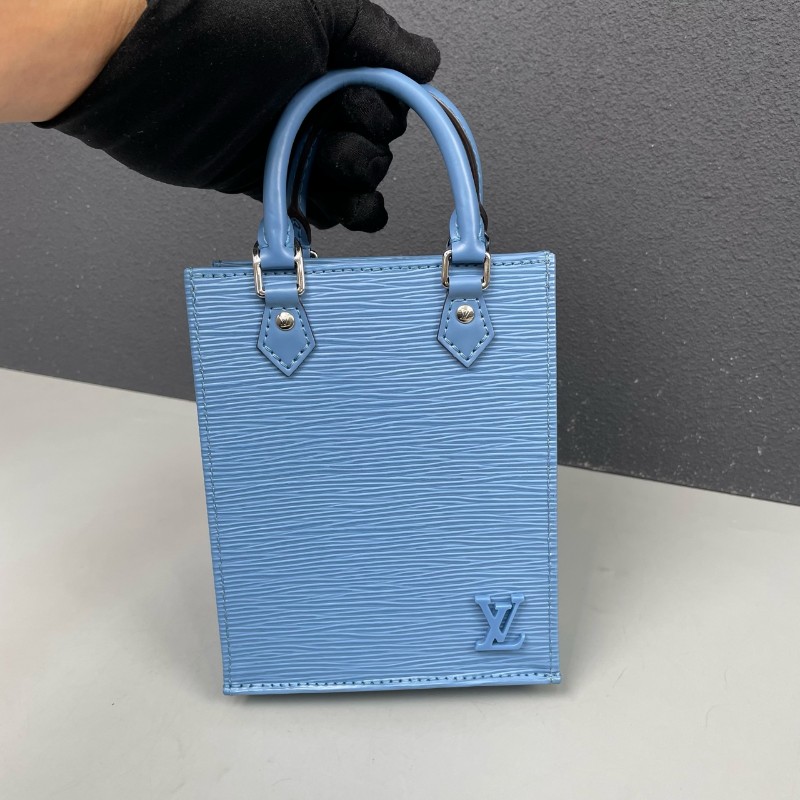 LV路易威登 藍色epi水波纹mini琴譜包-7