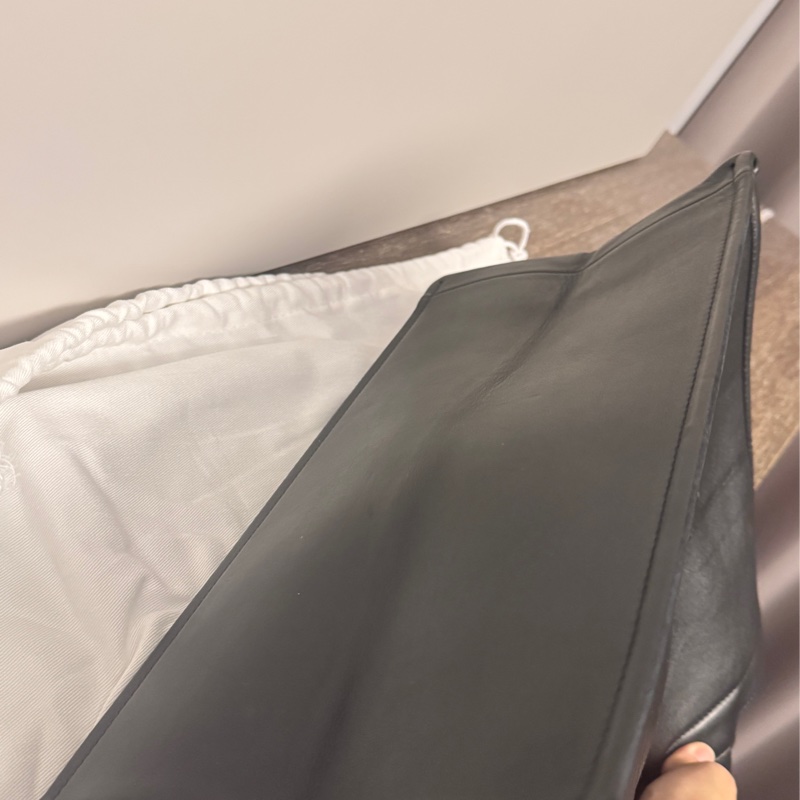 Dior 迪奧中號黃金尺寸 黑色立體浮雕logo Dior Book Tote牛皮托特包 沙灘包 購物袋-3