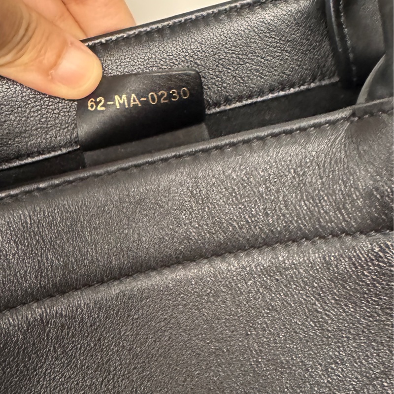 Dior 迪奧中號黃金尺寸 黑色立體浮雕logo Dior Book Tote牛皮托特包 沙灘包 購物袋-20