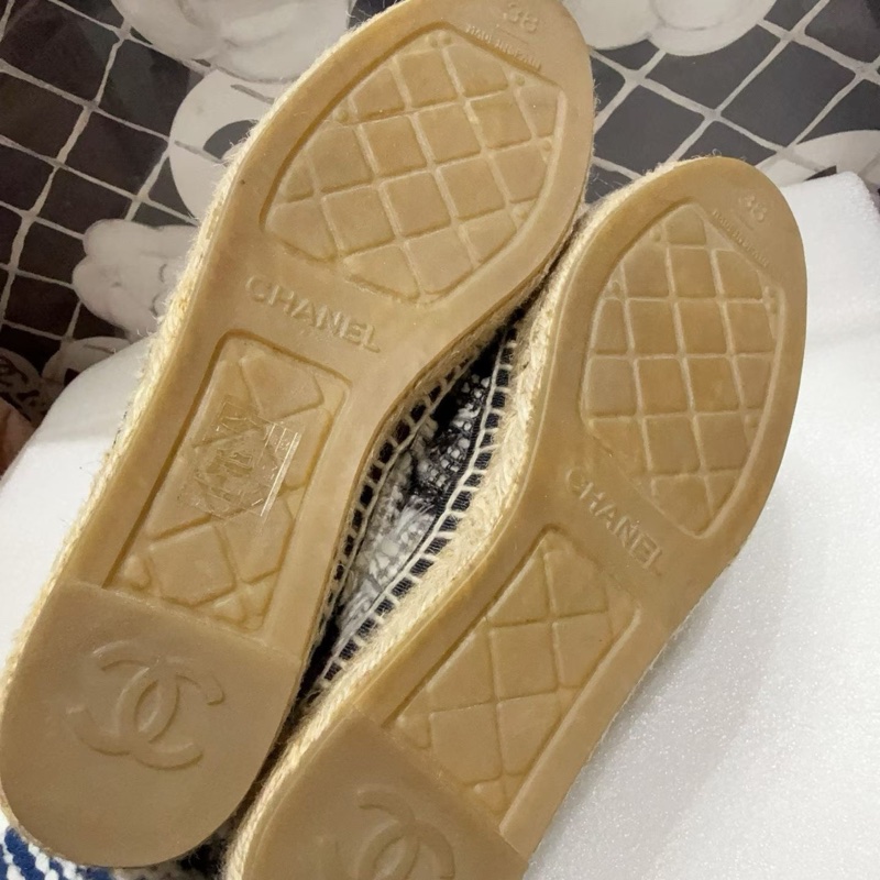 Chanel香奈兒  漁夫鞋 38碼  未使用-4
