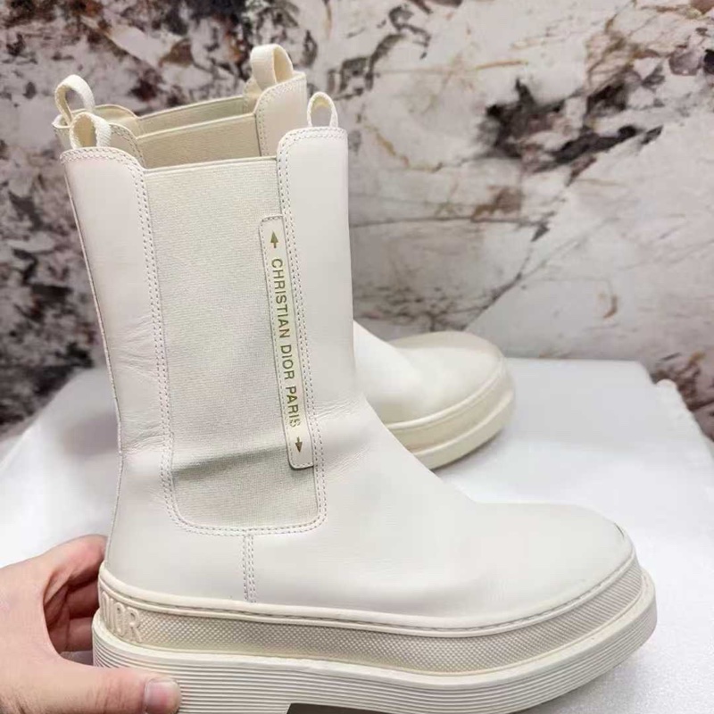 97新 Dior迪奧白色短靴35.5碼原價12000。-3