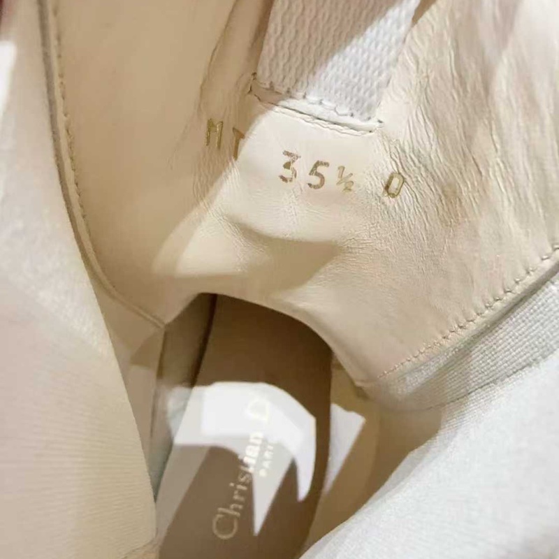 97新 Dior迪奧白色短靴35.5碼原價12000。-5