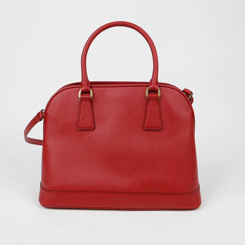 PRADA Saffiano Lux 手提單肩包 1BA567-4