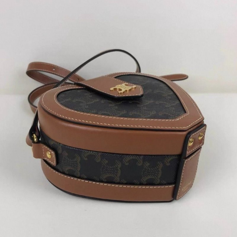 Celine 老花愛心盒子包 15*7*12 99新配件塵袋-2