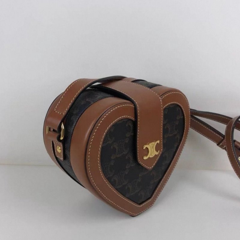 Celine 老花愛心盒子包 15*7*12 99新配件塵袋-3