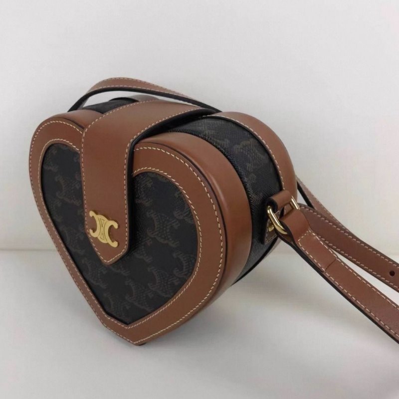 Celine 老花愛心盒子包 15*7*12 99新配件塵袋-5