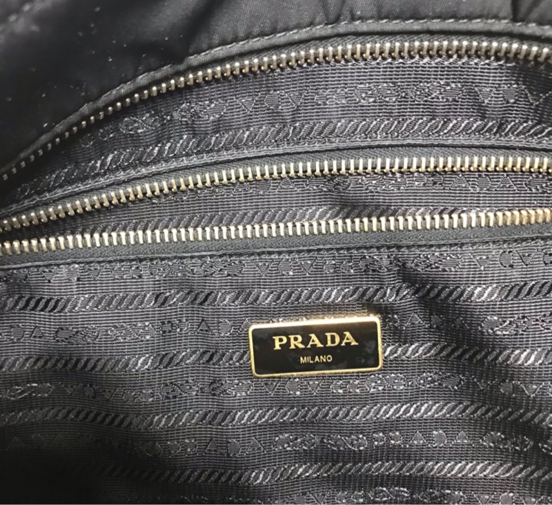 Prada黑色機器人托特包-4
