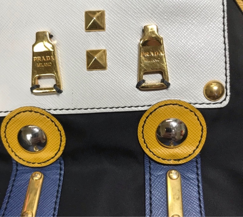 Prada黑色機器人托特包-5