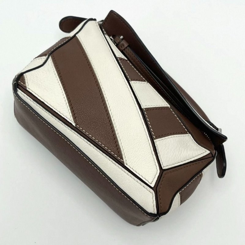 LOEWE puzzle拼色mini幾何包 17*10*7.5 98新配件塵袋-1