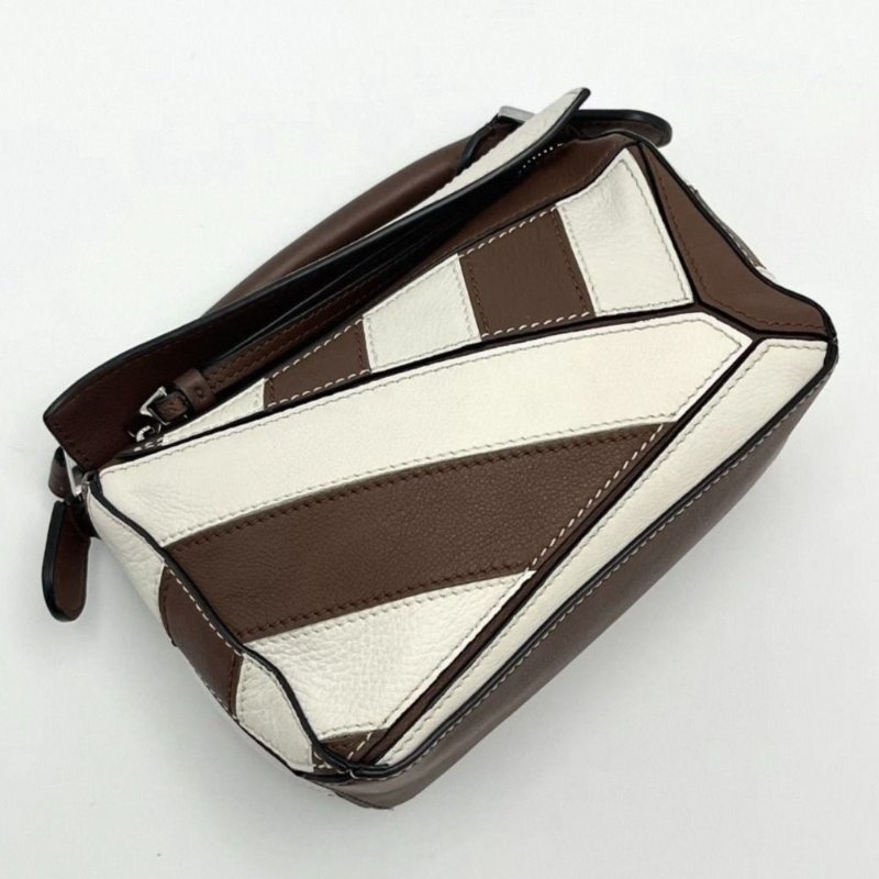 LOEWE puzzle拼色mini幾何包 17*10*7.5 98新配件塵袋-2