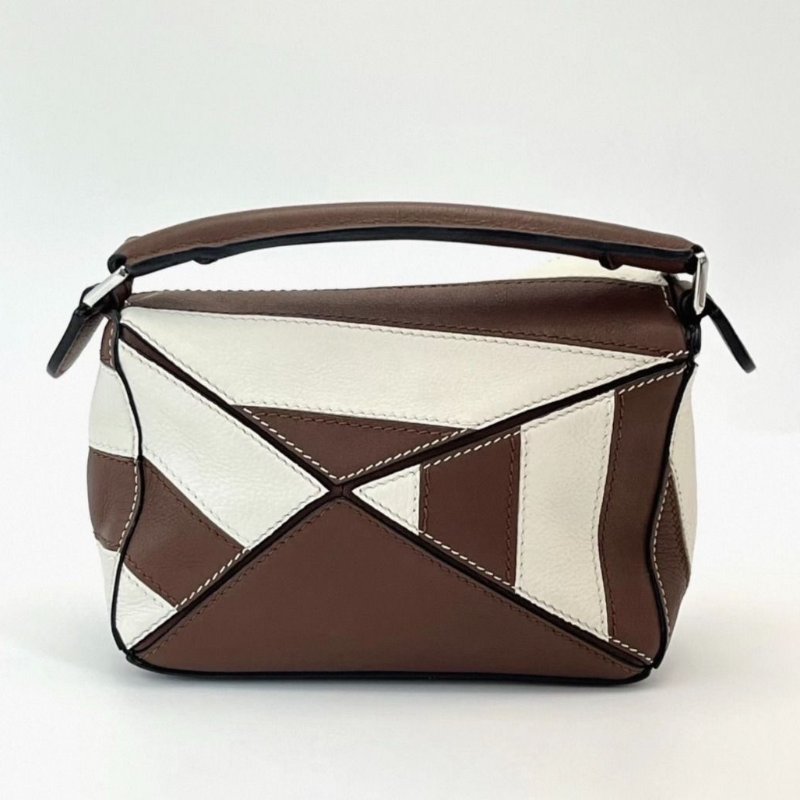 LOEWE puzzle拼色mini幾何包 17*10*7.5 98新配件塵袋-3