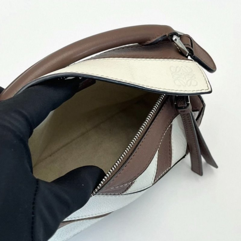 LOEWE puzzle拼色mini幾何包 17*10*7.5 98新配件塵袋-4