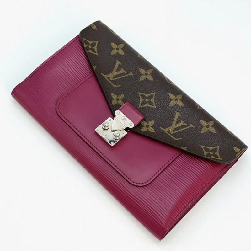 LV 水波紋拼經典老花手拿包20*12*2 98新配件塵袋-1