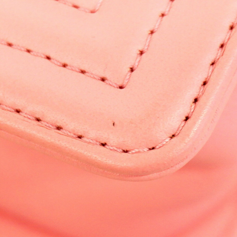 香奈兒 Boy Chain 女士單肩包，羊皮材質，粉紅色-6