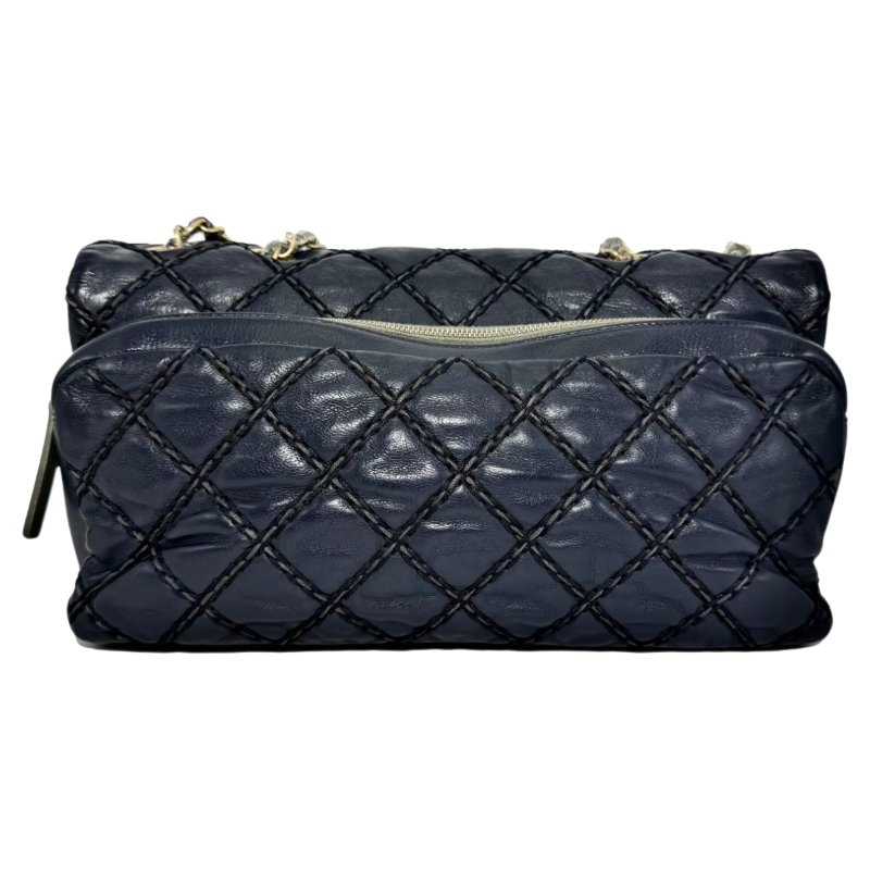 ［2002］香奈兒 Chanel Classic Flap Bag 黑色（牛皮）斜挎包  中號-1