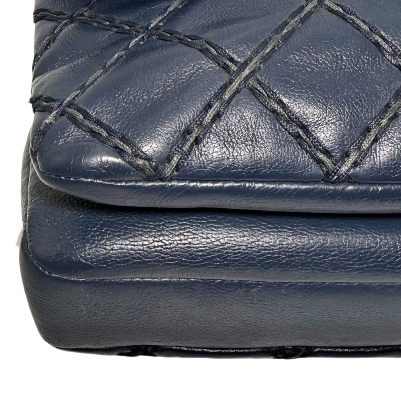 ［2002］香奈兒 Chanel Classic Flap Bag 黑色（牛皮）斜挎包  中號-7