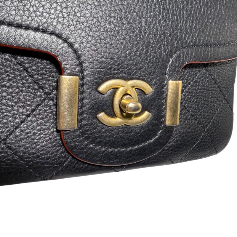 ［2447］香奈兒 Chanel TOTE++ 中號 托特包 黑色 牛皮-5