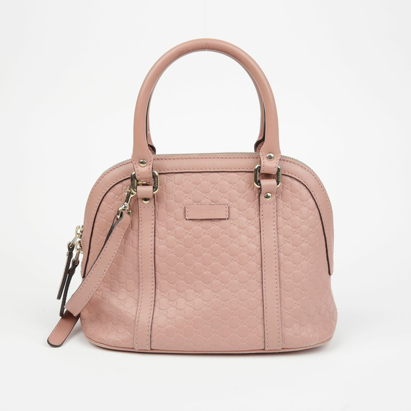 GUCCI 圓頂迷你手提單肩包 449654-0