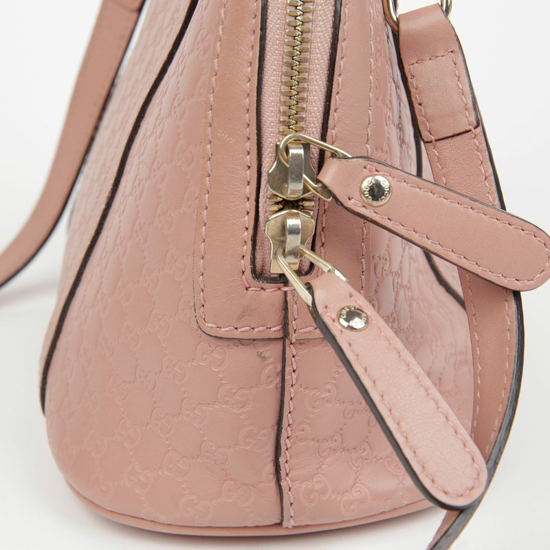 GUCCI 圓頂迷你手提單肩包 449654-5