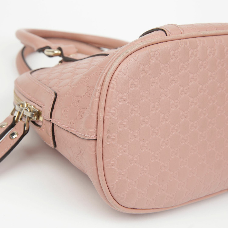 GUCCI 圓頂迷你手提單肩包 449654-7