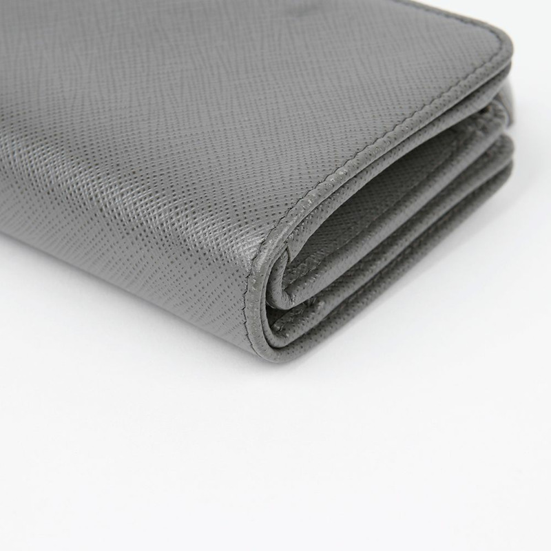 PRADA 1ML225 金屬Logo迷你錢包-7