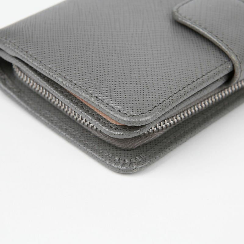 PRADA 1ML225 金屬Logo迷你錢包-11