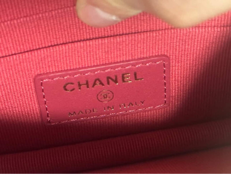 香奈兒 Chanel 22P琺瑯扣WOC（雷標保卡防塵袋）-14