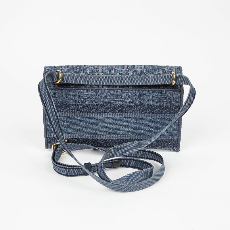 DIOR S5647CWAL 馬鞍形牛仔腰包-1