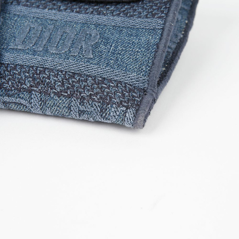 【包稅】DIOR S5647CWAL 馬鞍形牛仔腰包-4